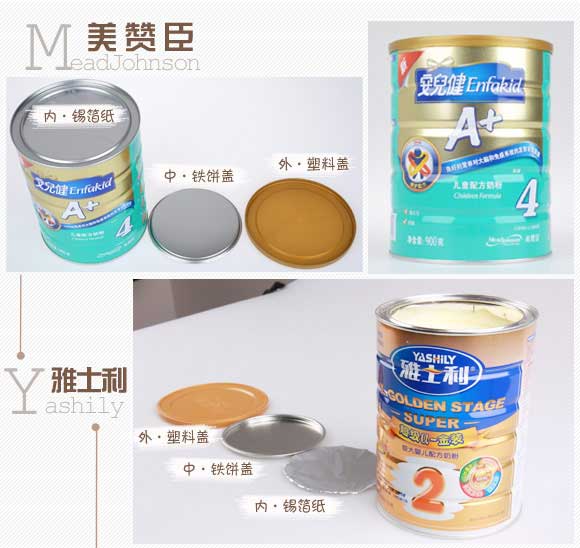 three layers sealed cans,canned milk powder by three layers,