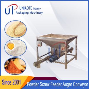 double outlet screw powder feeder