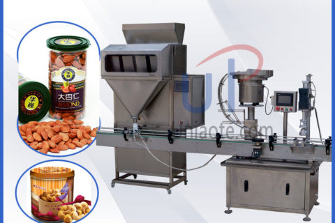 Linear automatic granule filling machine