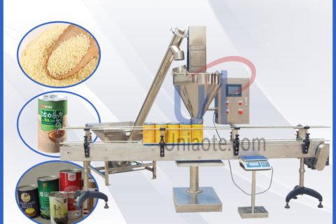 Linear automatic powder filling machine