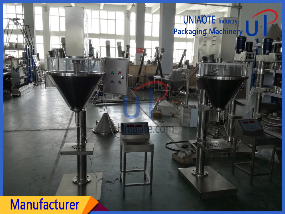 Semi Automatic Auger Powder Filler Filling Machine with Easy Clean Hopper