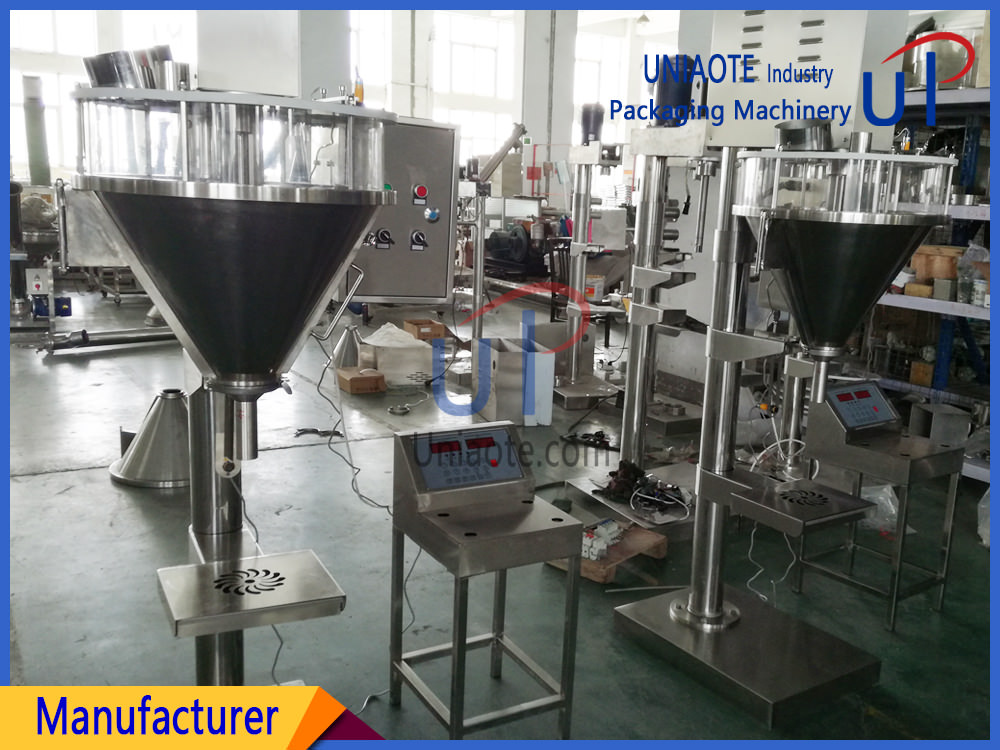 Semi Automatic Auger Powder Filler Filling Machine with Easy Clean Hopper