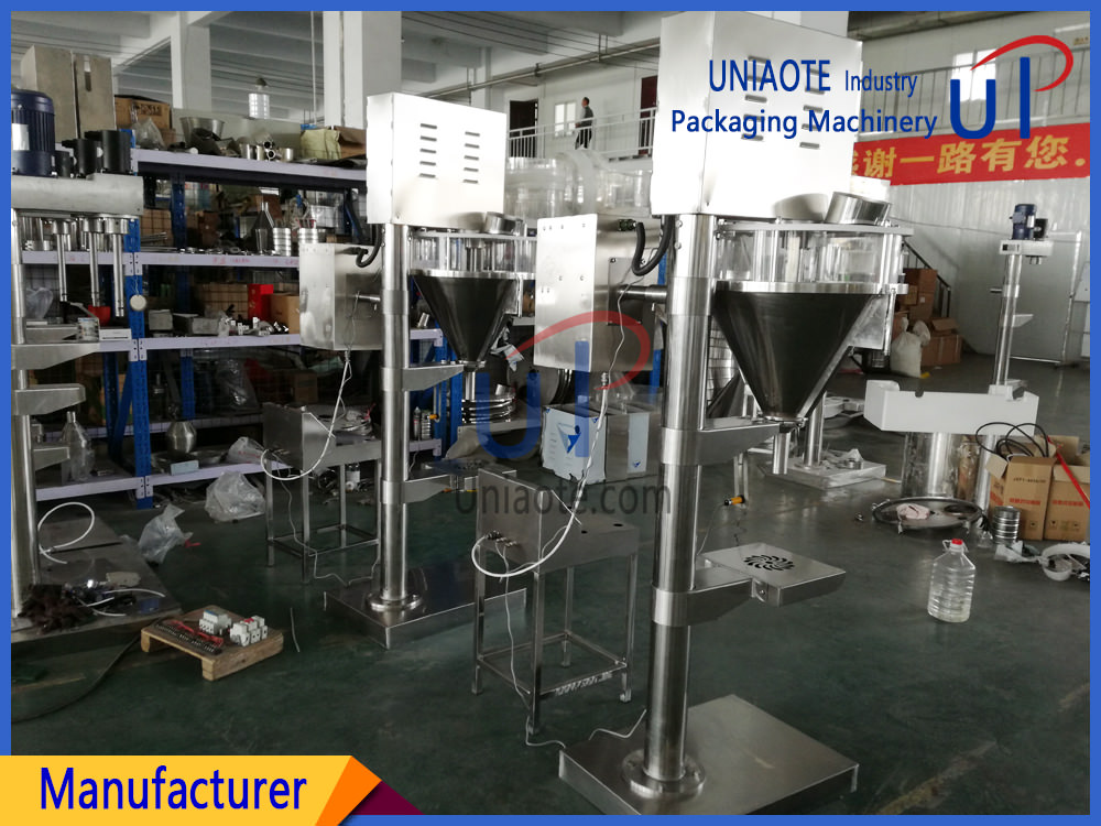 Semi Automatic Auger Powder Filler Filling Machine with Easy Clean Hopper
